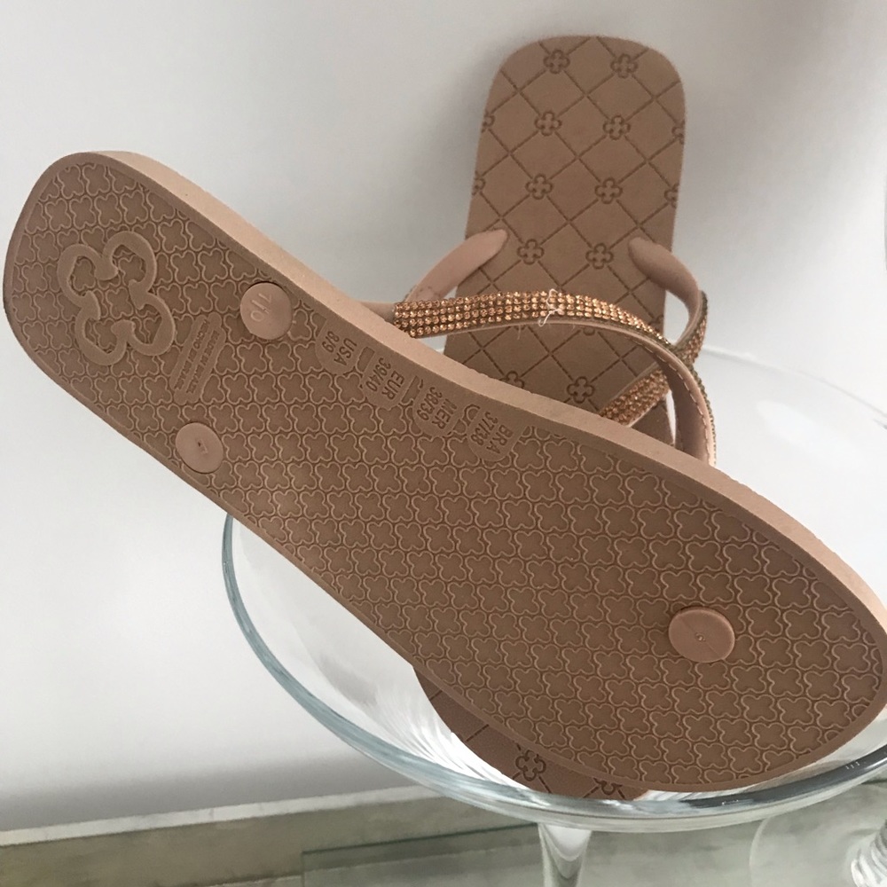 NWOT SPARKLED BRAZILIAN FLIP FLOP - Picture 8 of 8